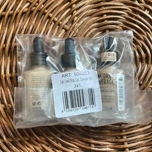 3 Catrice One Drop Coverage Weightless Concealer Porcelain 0.23 Oz ea.
